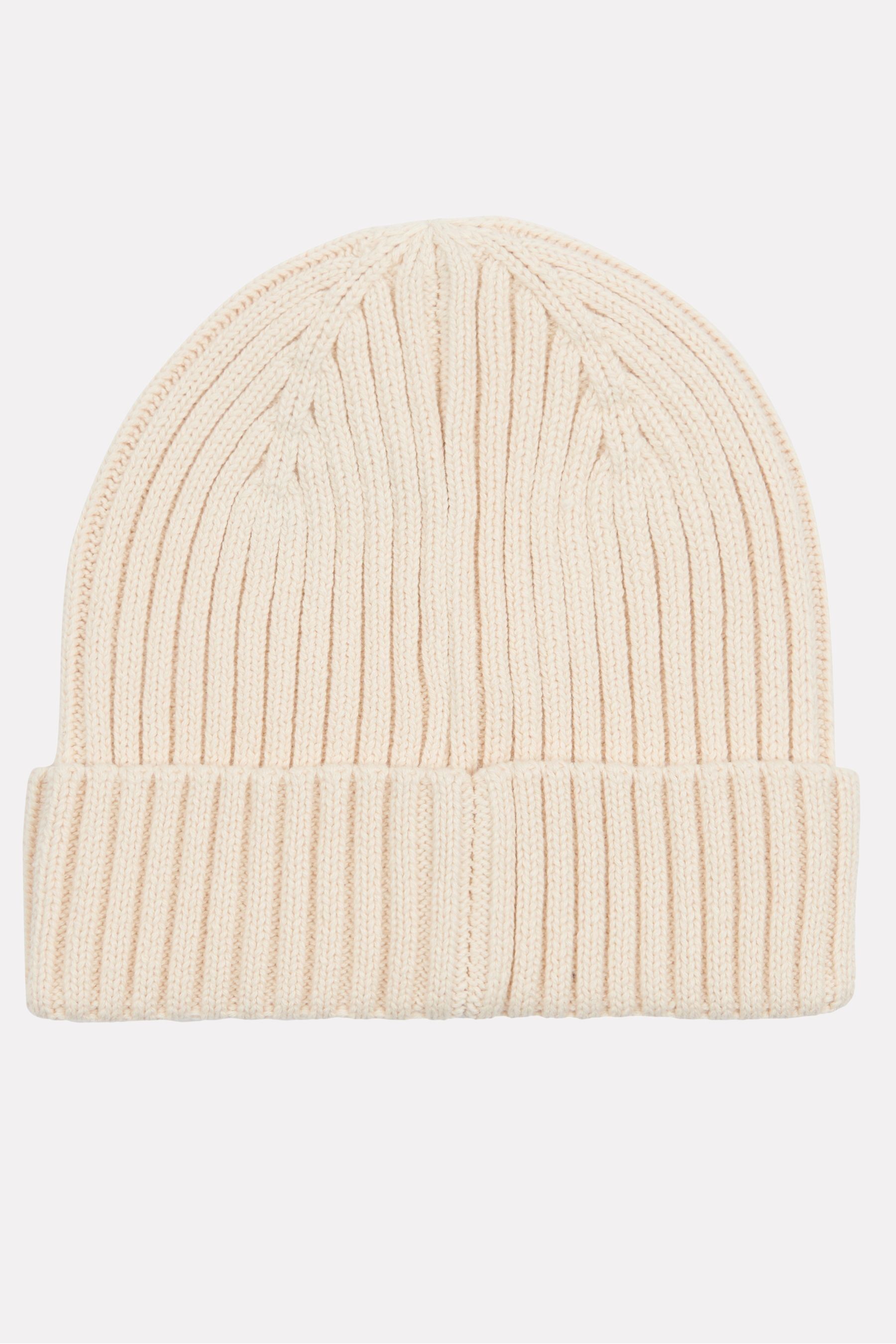 New Balance White Tab Beanie Hat