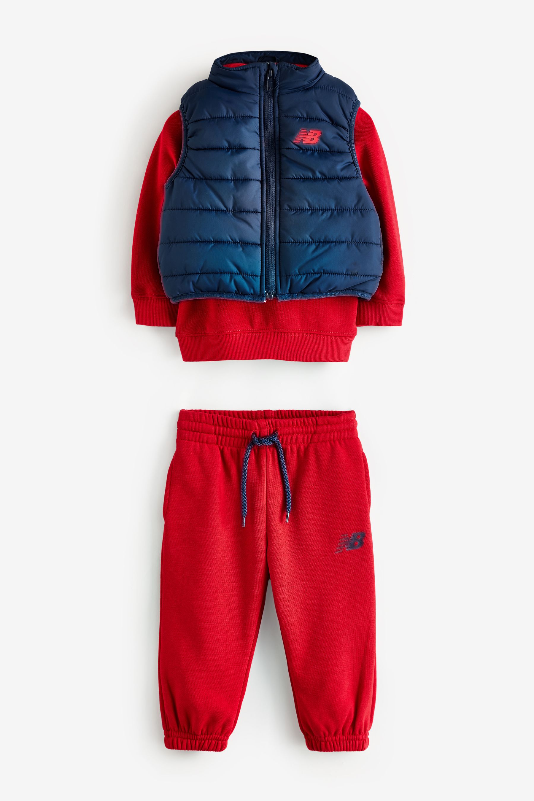 Red boys gilet top