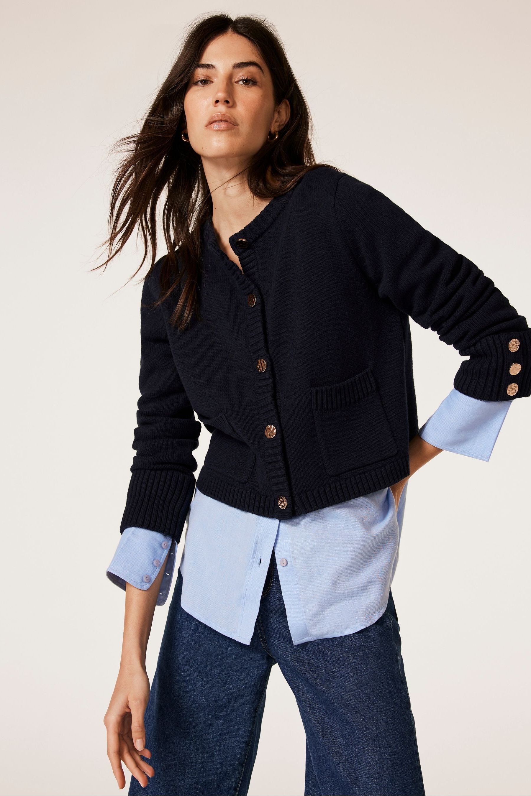 Cropped cardigan australia top