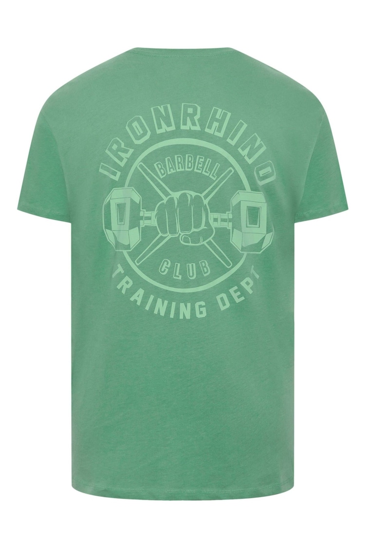 BadRhino Big & Tall Green IronRhino Training Dept T-Shirt - Image 4 of 4