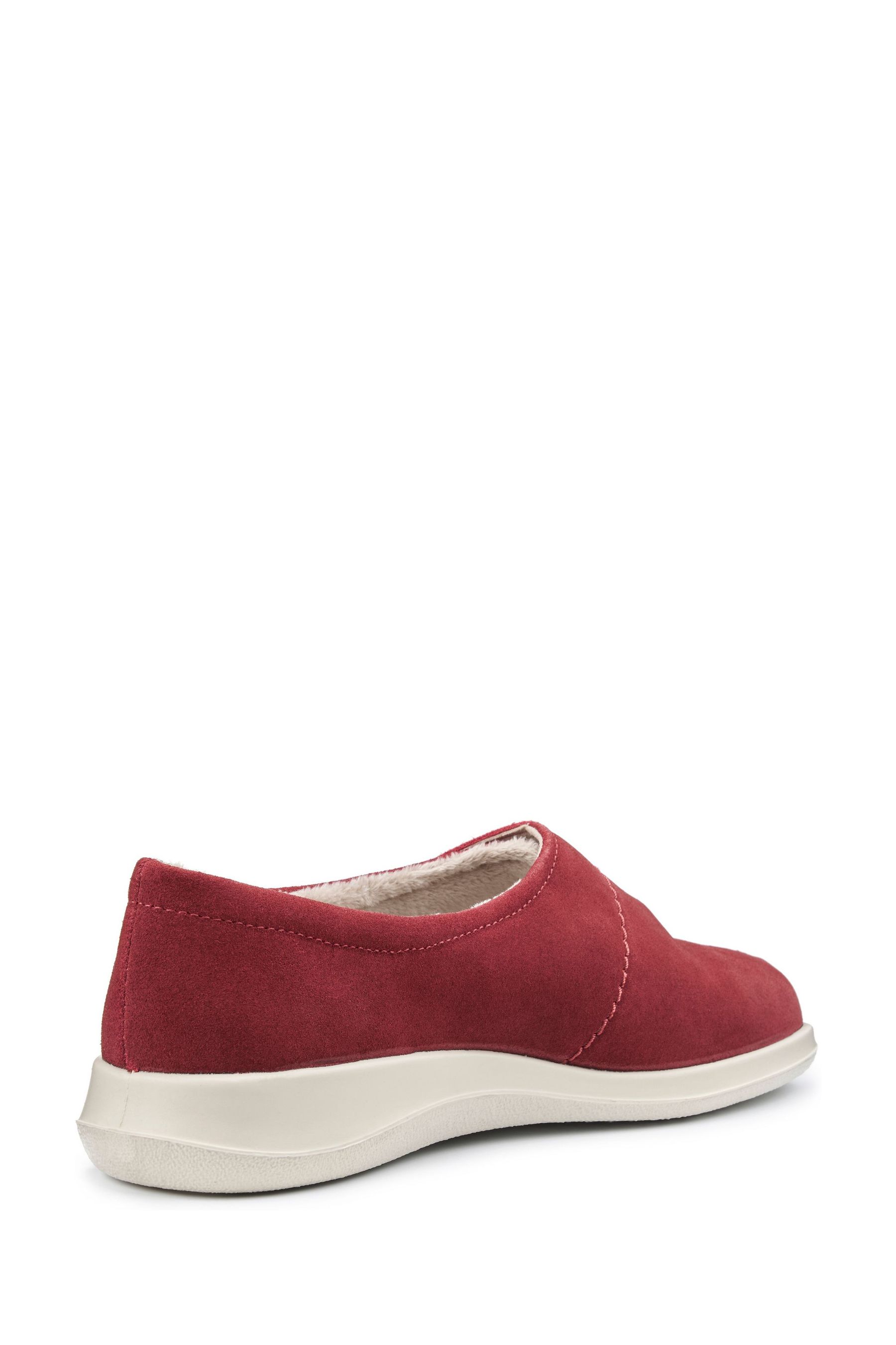 Buy Hotter Red Regular Fit Wrap Touch Fastening Slippers from the Next UK online shop