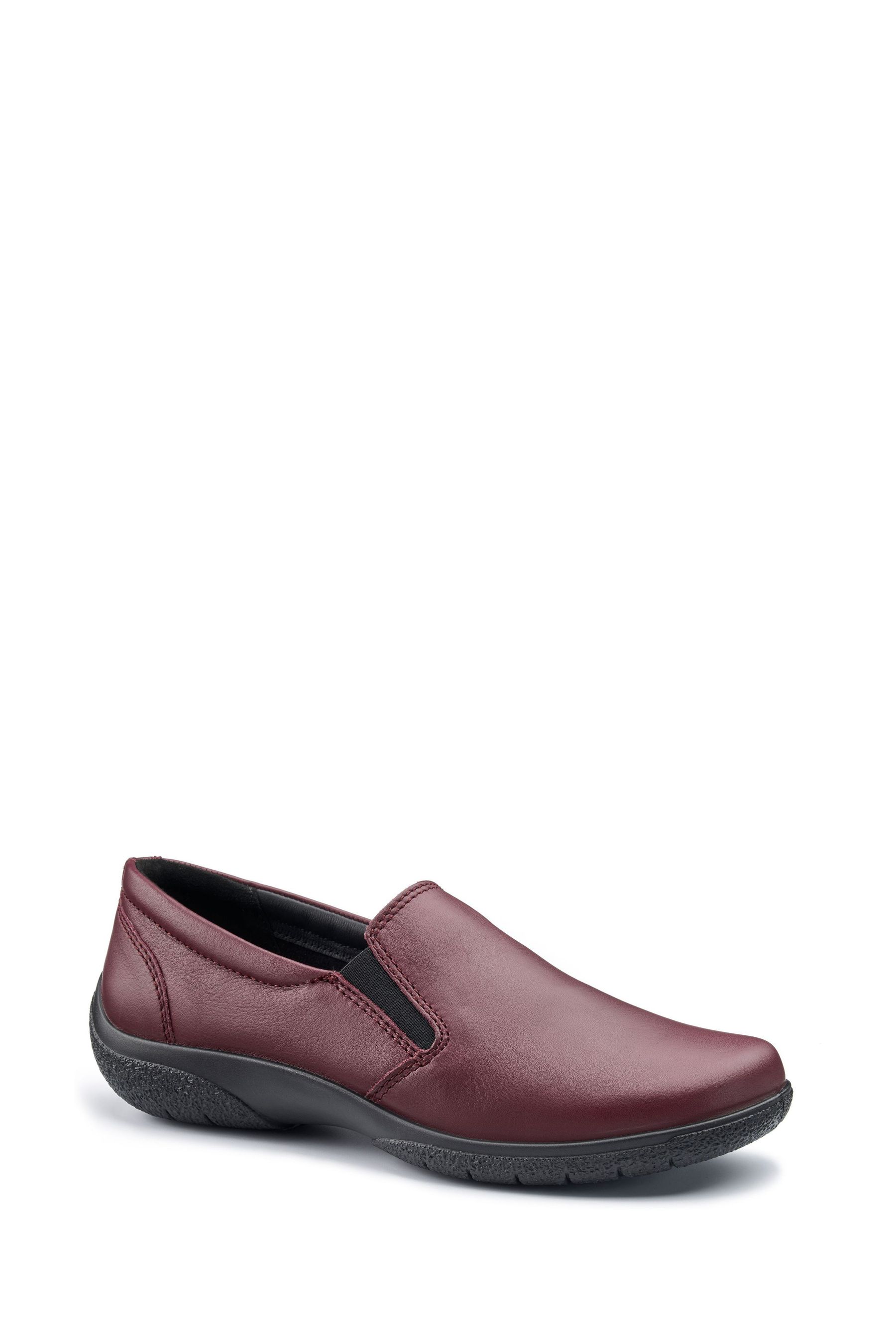 Buy Hotter Glove II Burgundy Red Wide Fit Slip On Shoes from the Next UK online shop
