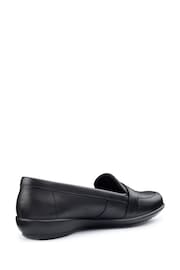 Hotter Black Wide Fit Regular Fit Clay Slip-On Shoes - Image 3 of 4