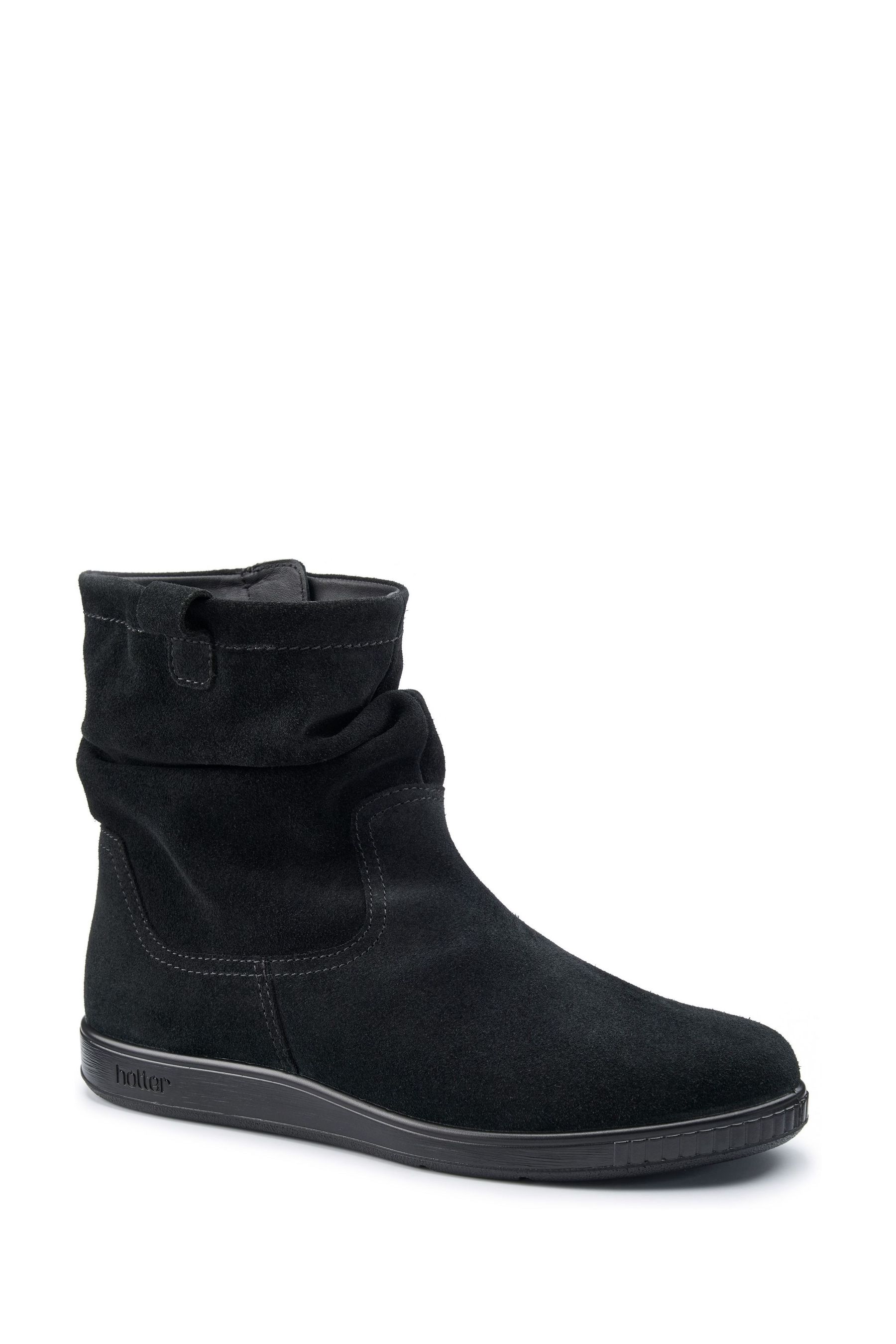 Buy Hotter Black Wide Fit Zip Boots from the Next UK online shop