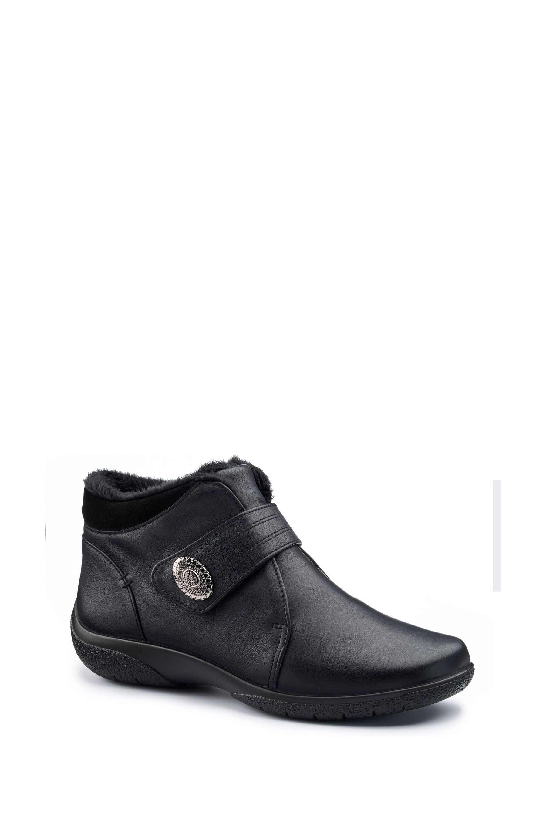 Buy Hotter Black Wide Fit Muse Touch Fastening Boots from the Next UK online shop