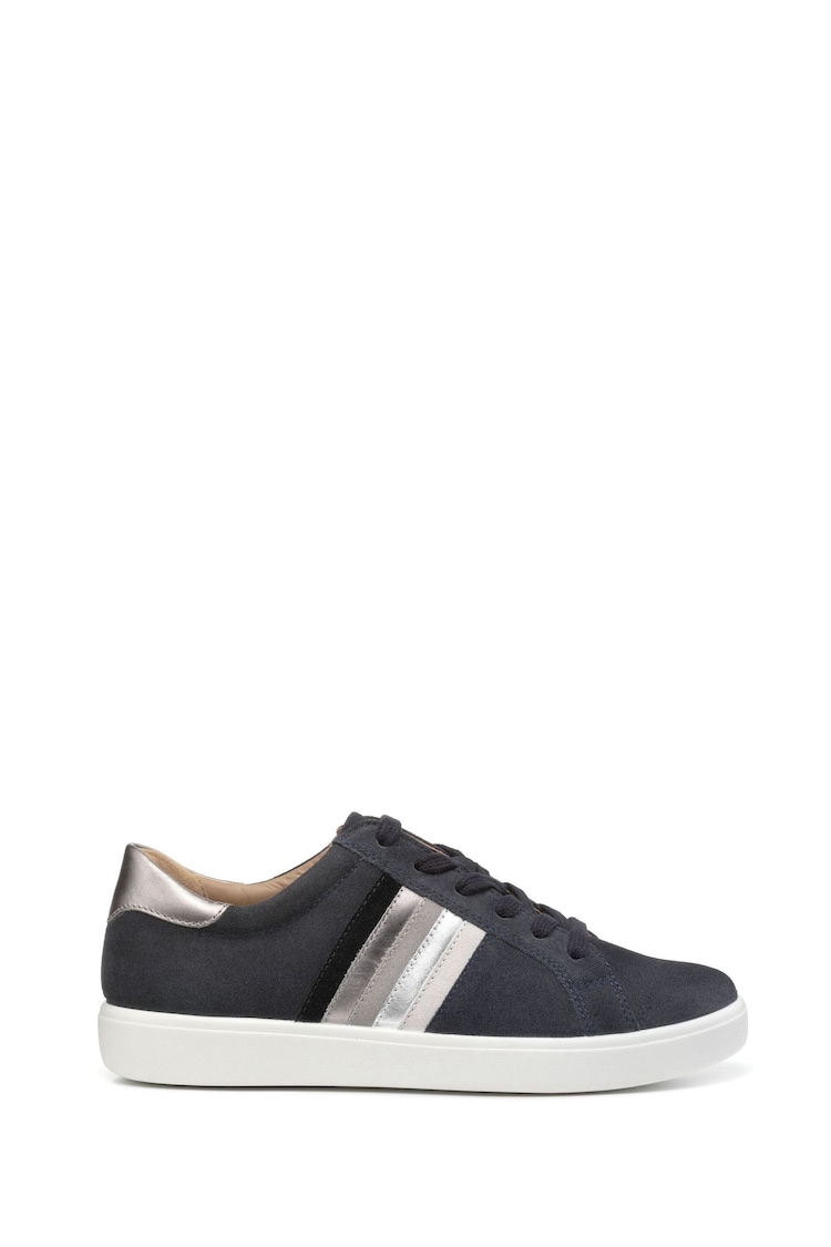 Hotter Grey Wide Fit Switch Lace-Up Trainers - Image 1 of 4