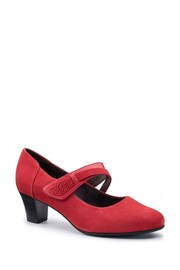 Hotter Red Regular Fit Samba Touch Fastening Shoes - Image 2 of 4