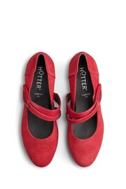 Hotter Red Regular Fit Samba Touch Fastening Shoes - Image 4 of 4