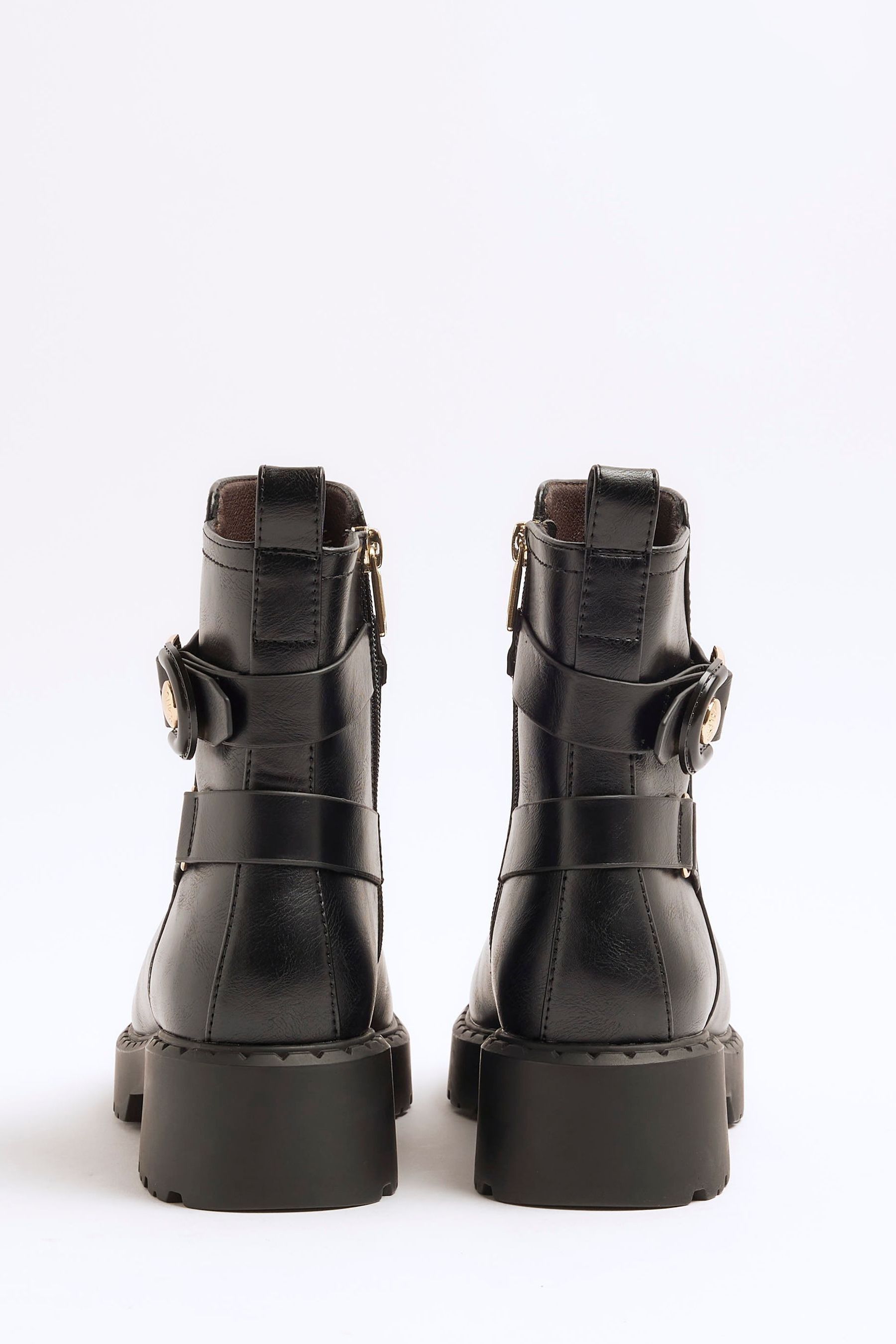 Buy River Island Chunky Ankle Boots With Buckle Next Ukraine