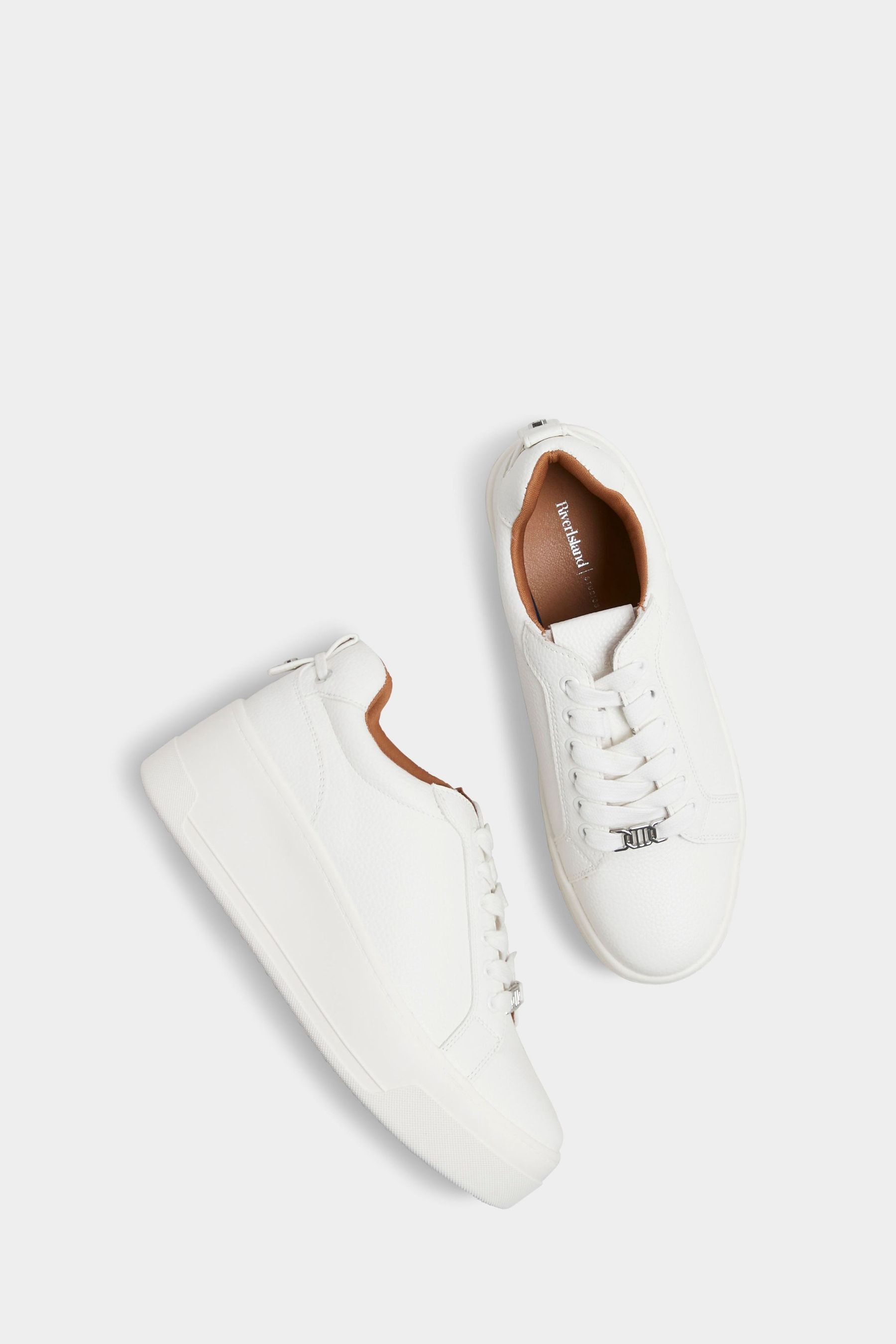 River island platform trainers on sale