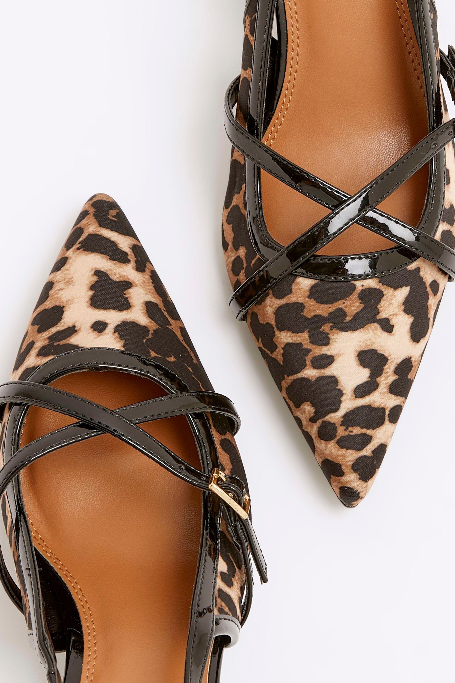 Leopard print shoes river island discount