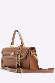 River Island Brown Mini East-West Tote Bag - Image 2 of 4