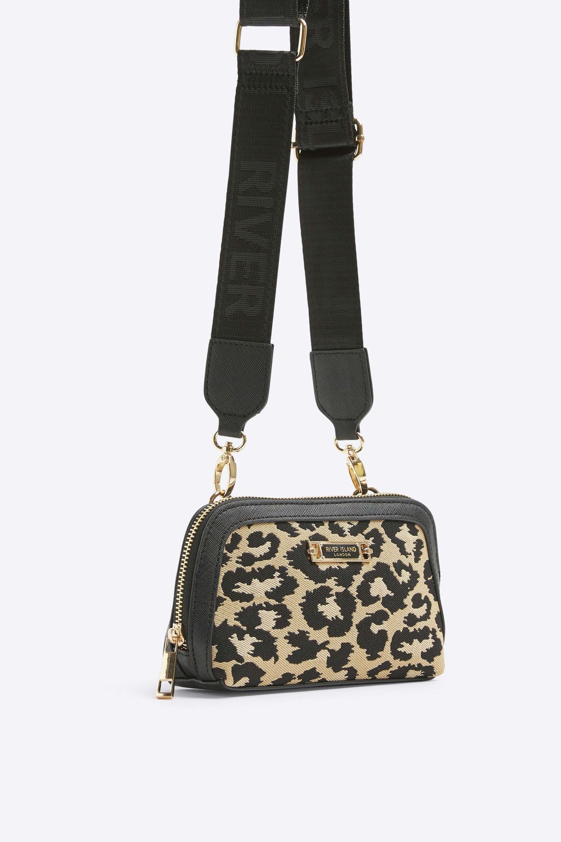 River island animal print bag online