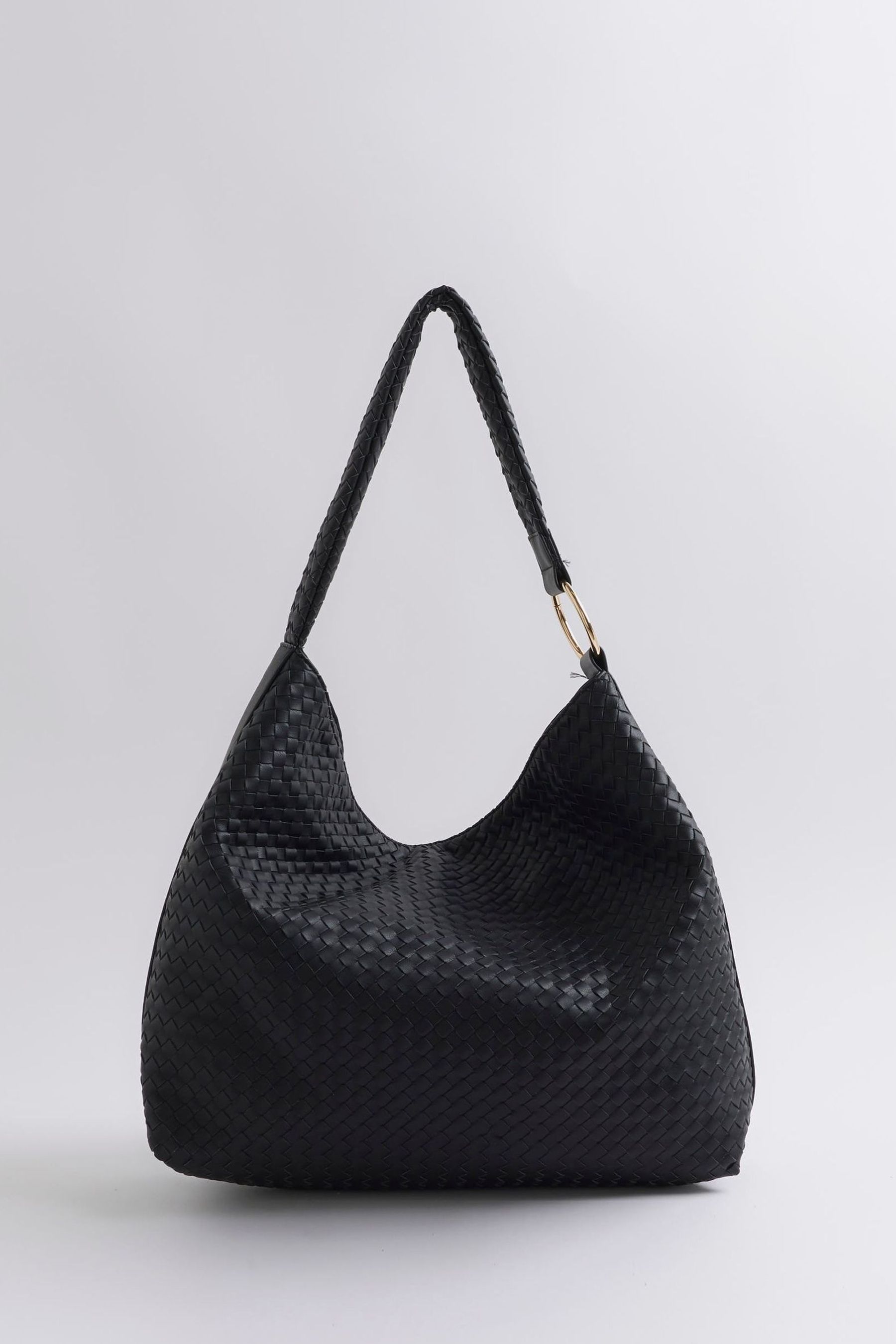 River island black slouch bag sales