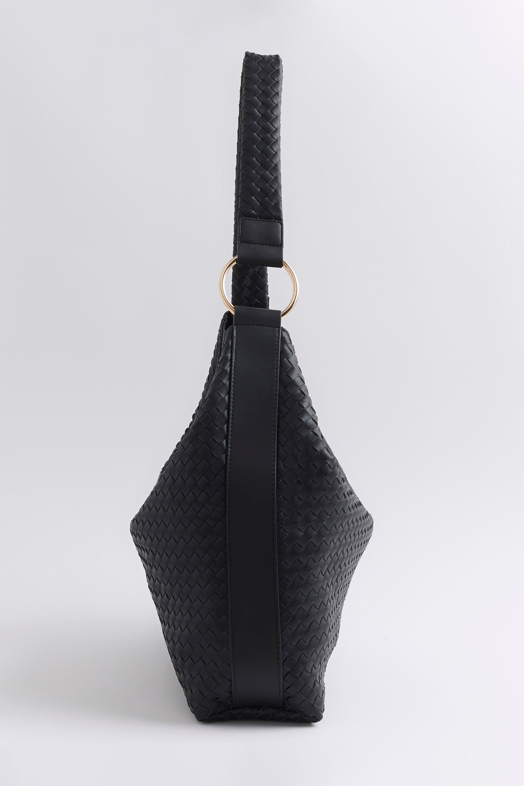 Buy River Island Black Woven Slouch Bag from the Next UK online shop