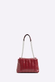 River Island Red Soft Quilted Shoulder Bag - Image 3 of 5