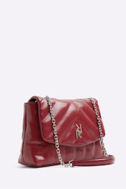 River Island Red Soft Quilted Shoulder Bag - Image 4 of 5