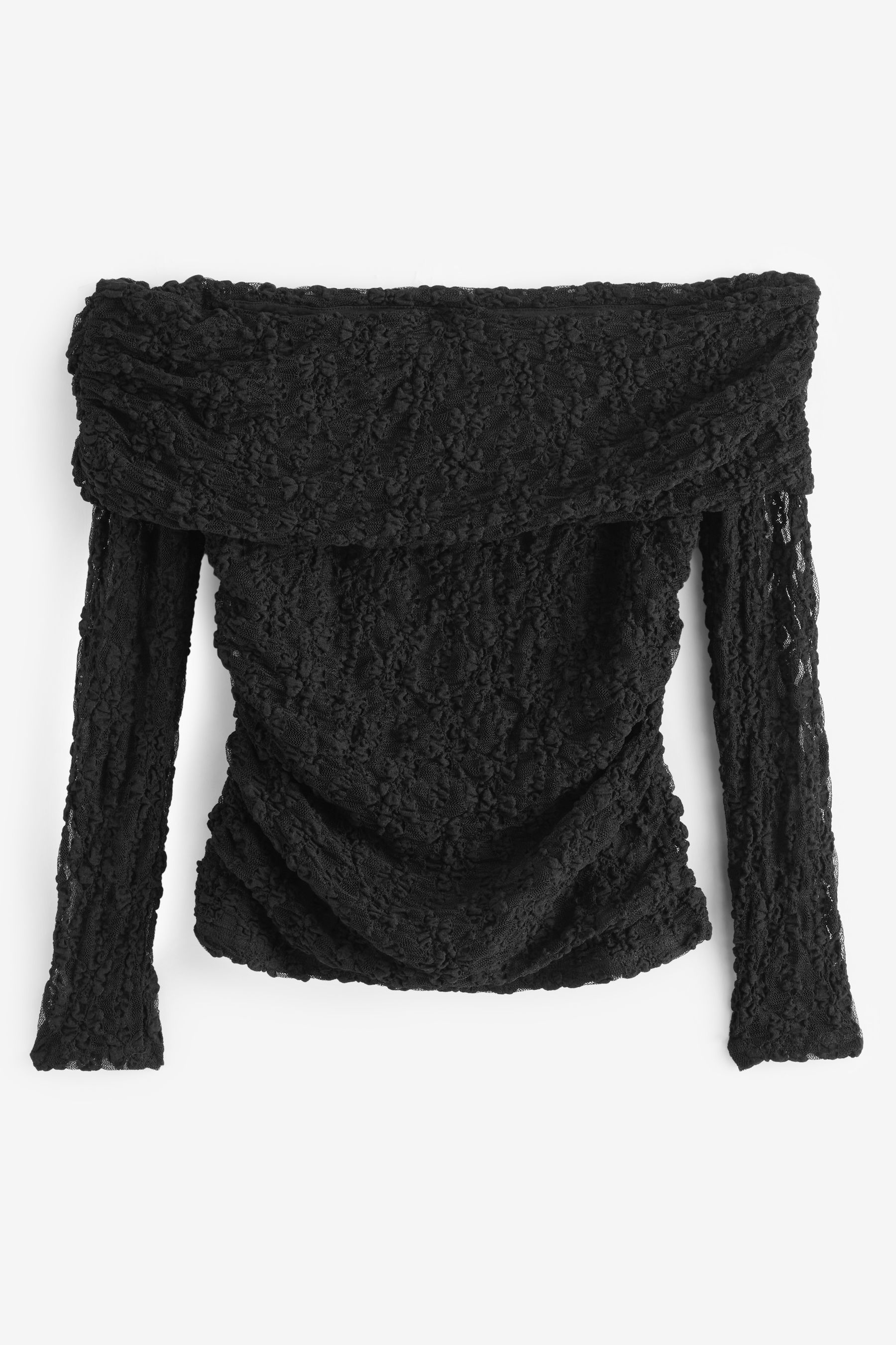 Next black lace bardot top store