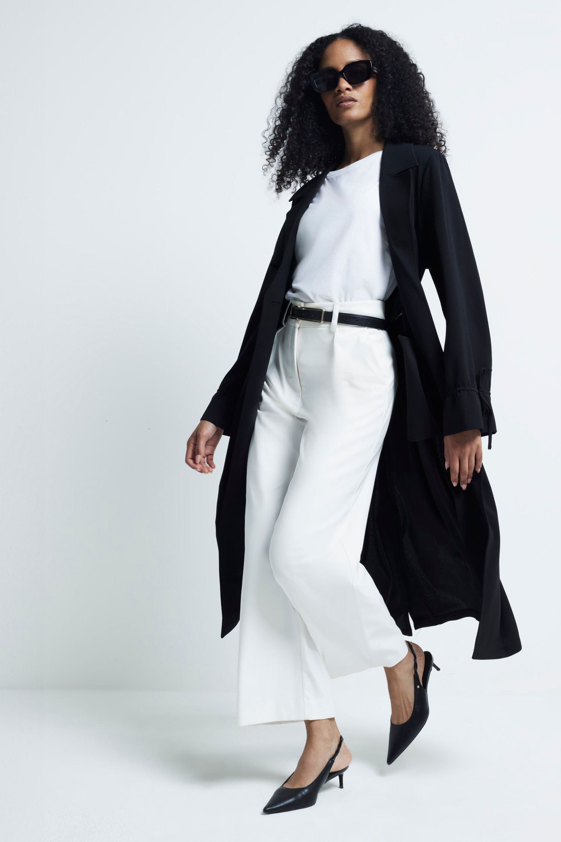 Black duster coat uk hotsell