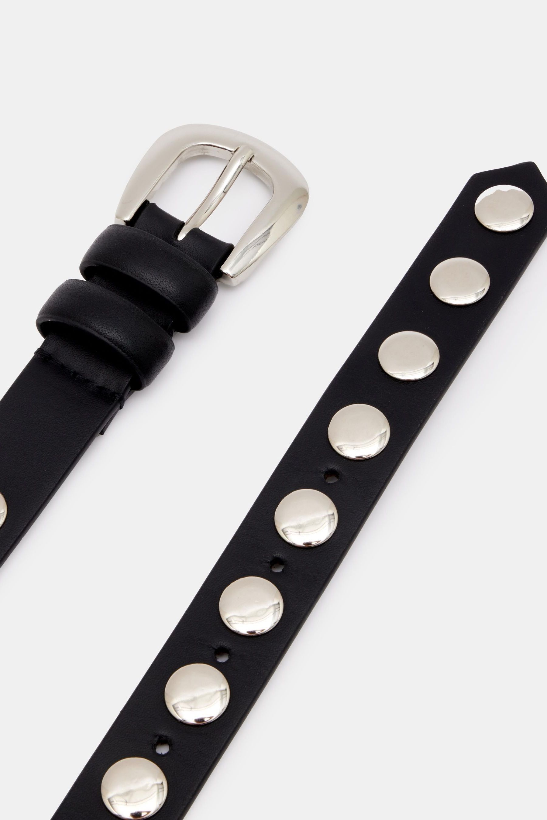 Buy Hush Black Seren Studded Leather Belt from the Next UK online shop