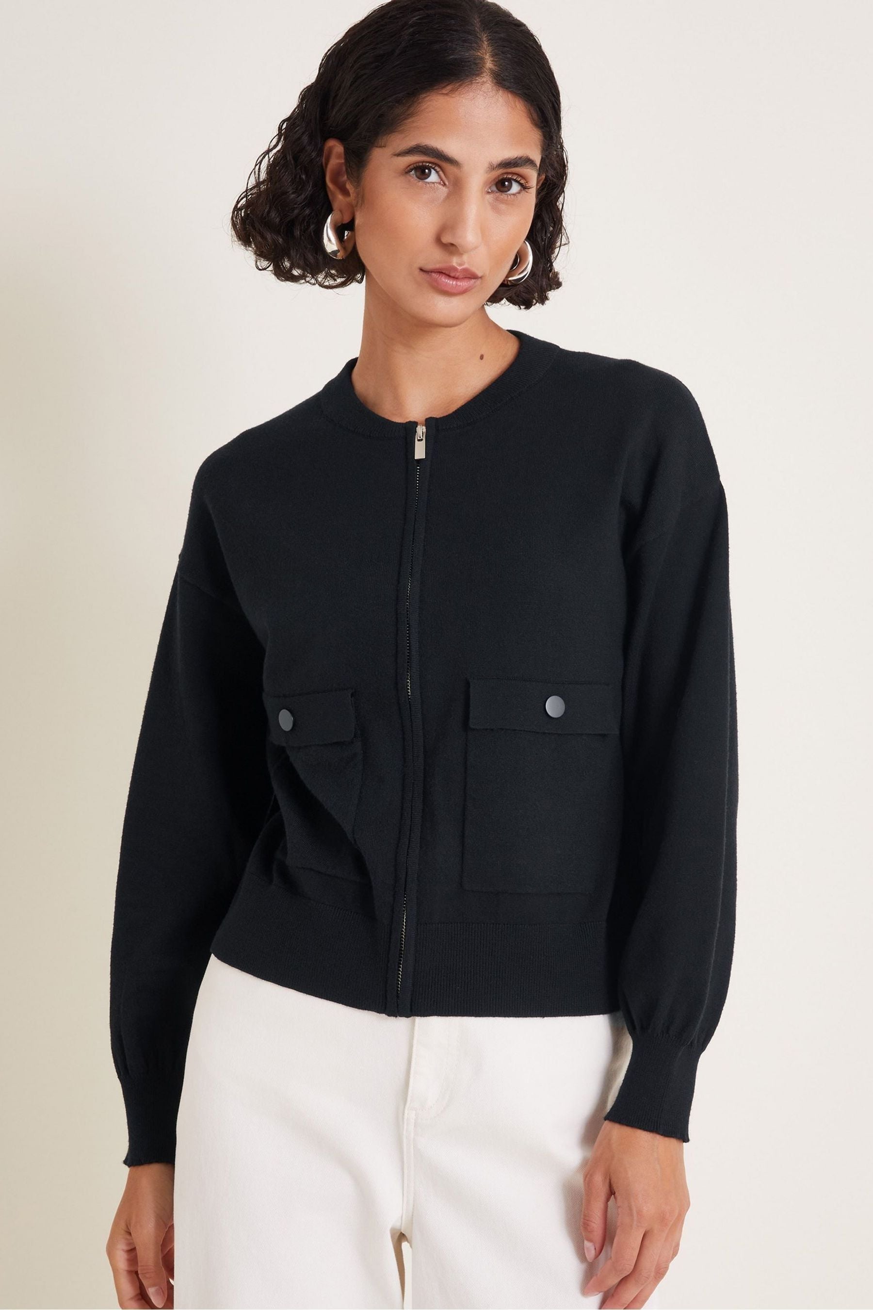 Knit bomber jacket womens shop
