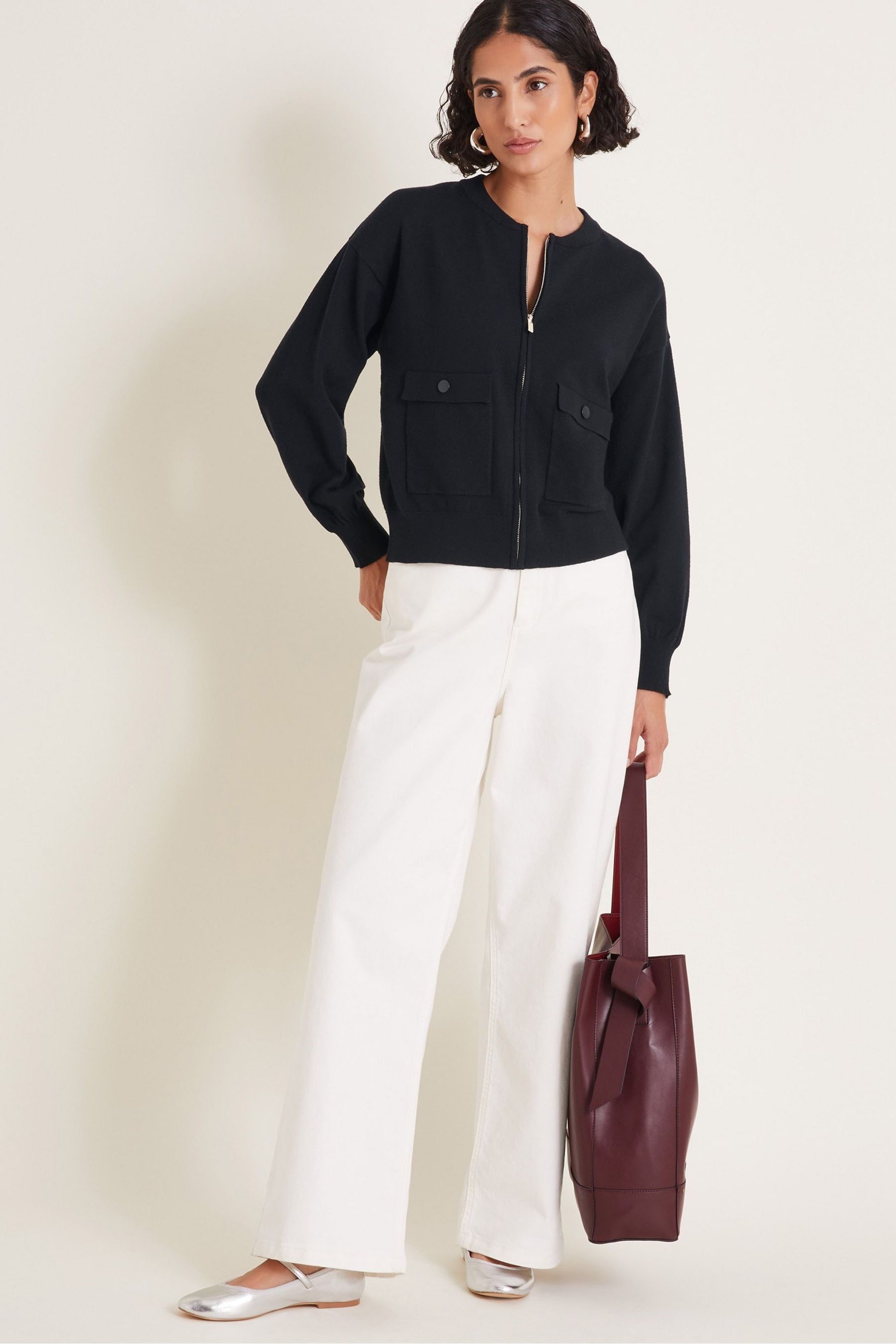 Knit bomber jacket womens new arrivals