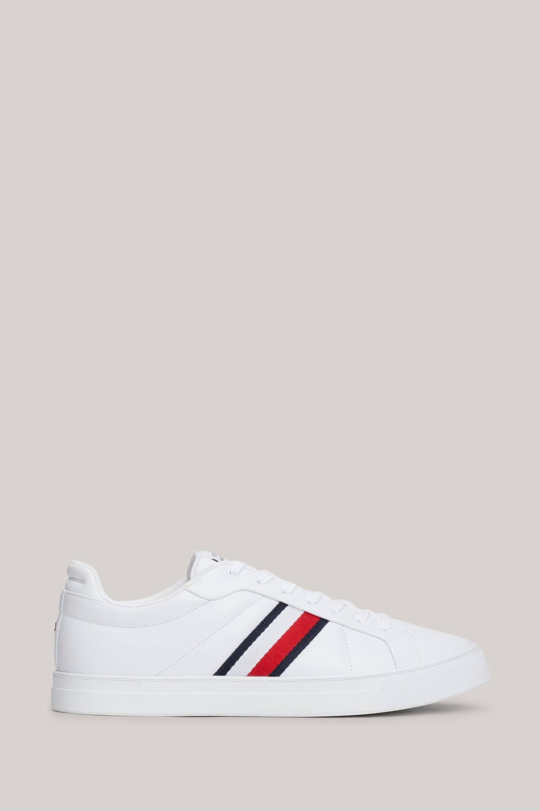 Tommy Hilfiger Icon Court Leather Trainers Icon Court Leather White Trainers