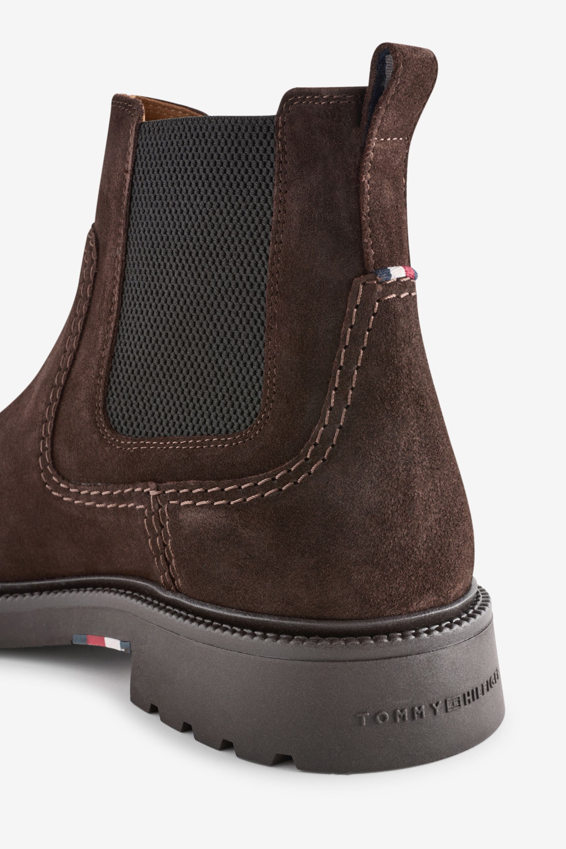 Buy Tommy Hilfiger Comfort Suede Chelsea Brown Boots from Next Singapore