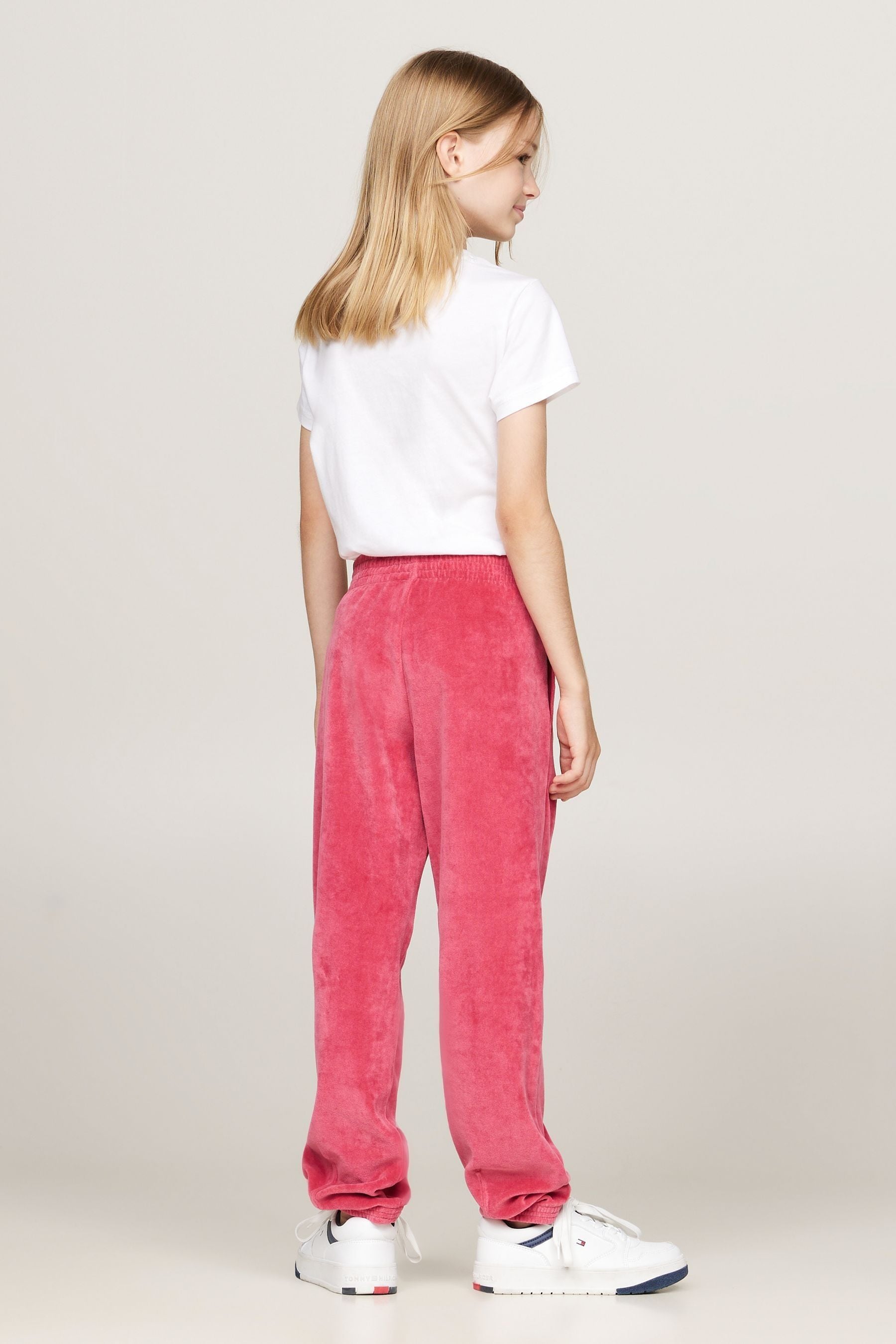 Tommy hilfiger pink sweatpants discount