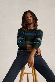 White Stuff Newport Merino Stripe Crew Jumper - Image 1 de 6