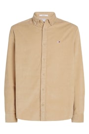 Tommy Jeans Regular Fit Gold Corduroy Shirt - Image 4 of 6