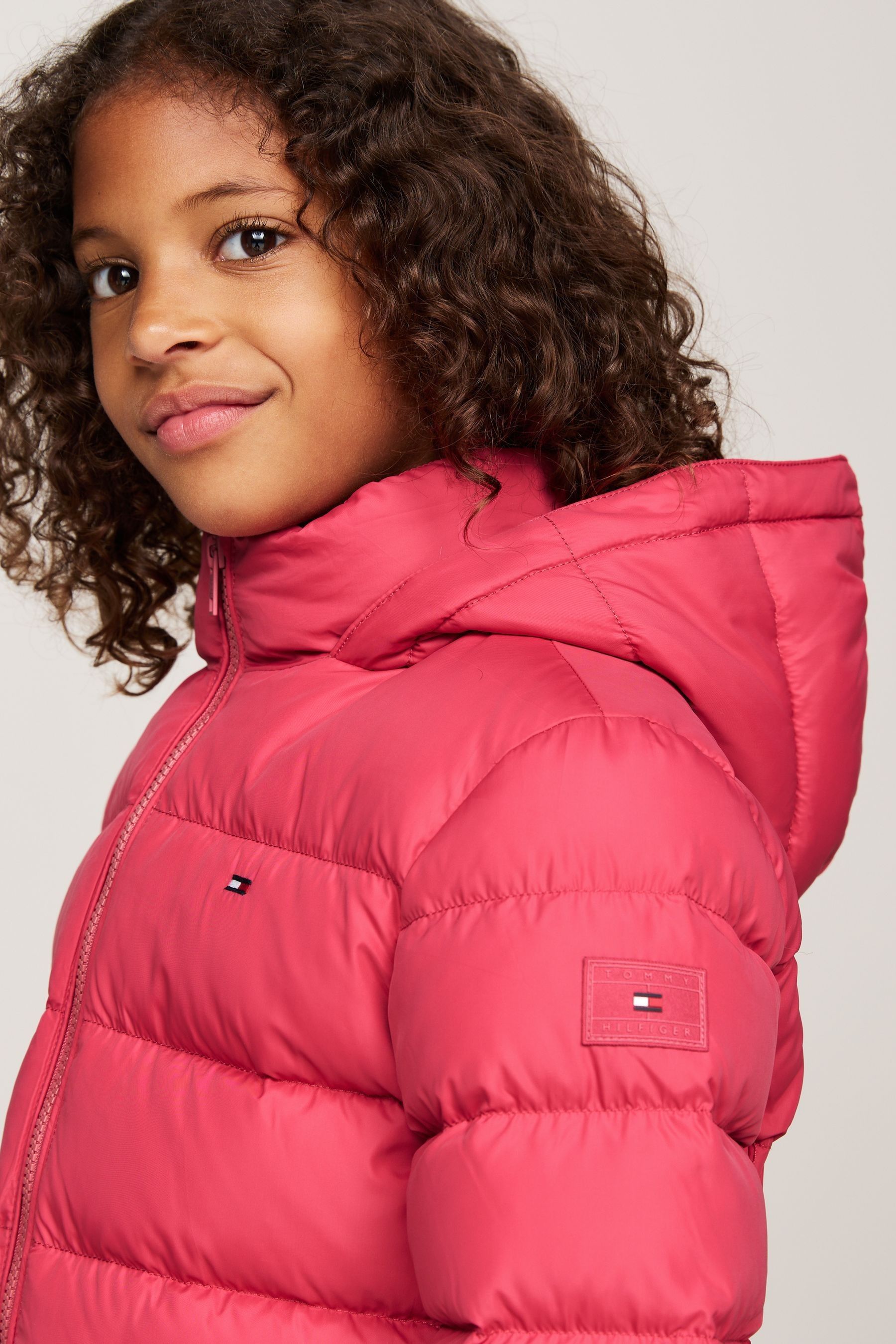 Tommy hilfiger jacket pink cheap