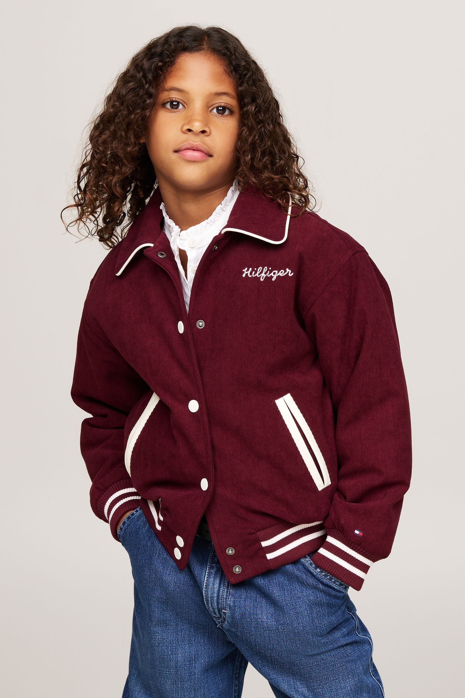Buy Tommy Hilfiger Red Varsity Bomber Jacket from Next Hong Kong