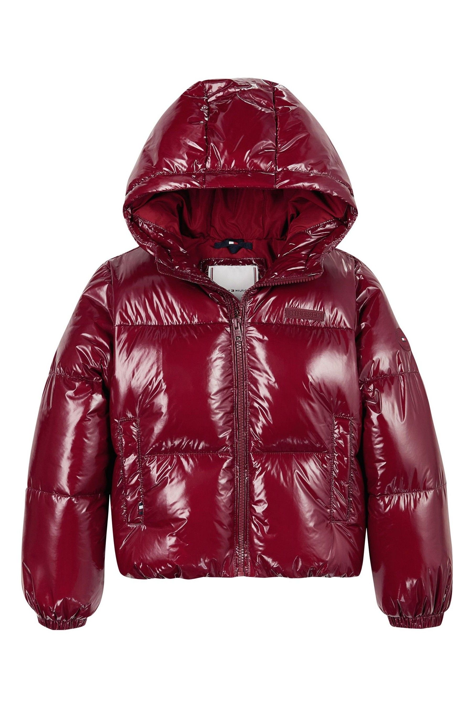 Buy Tommy Hilfiger Red New York Glossy Puffer Jacket from Next Canada