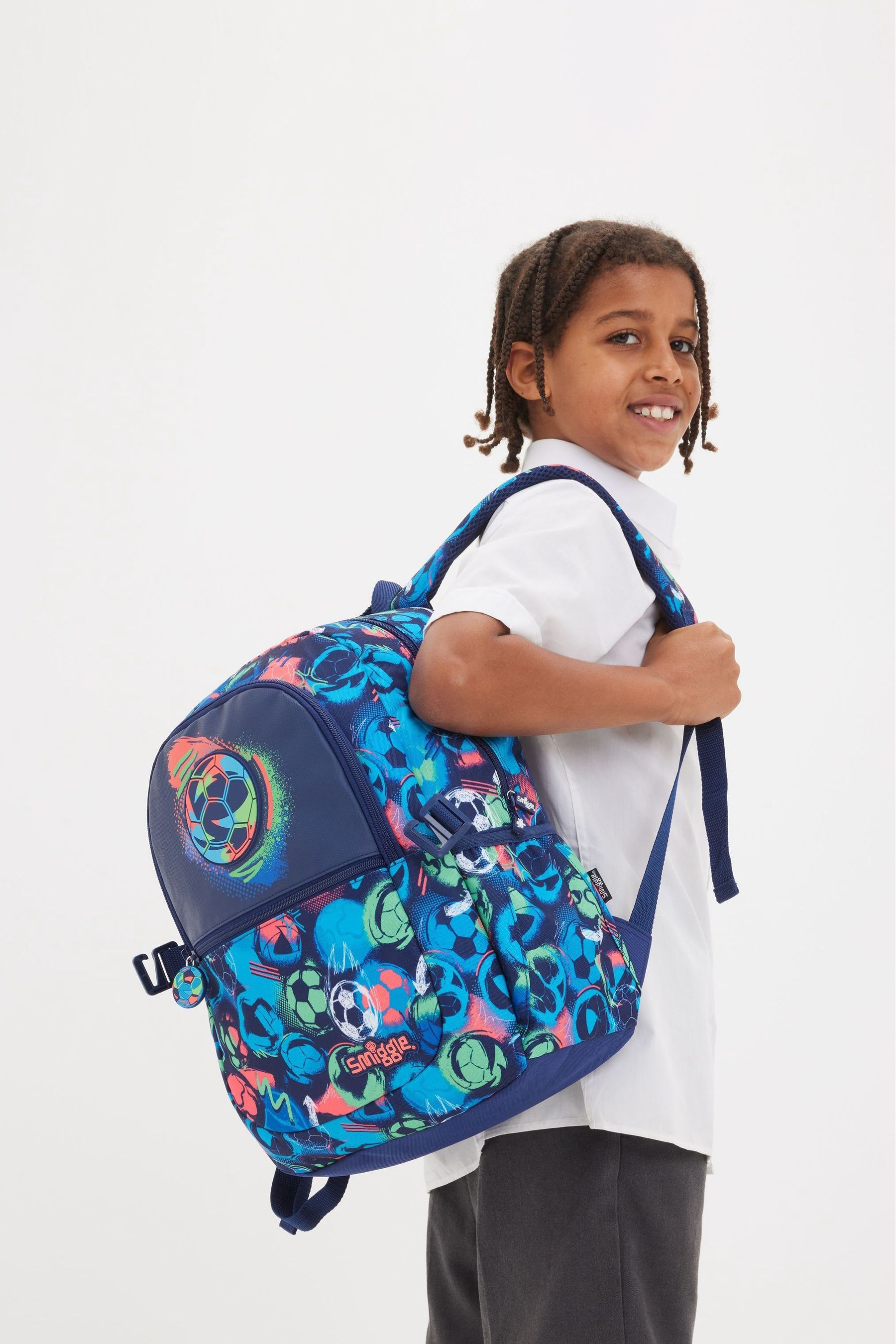 Smiggle blue backpack outlet