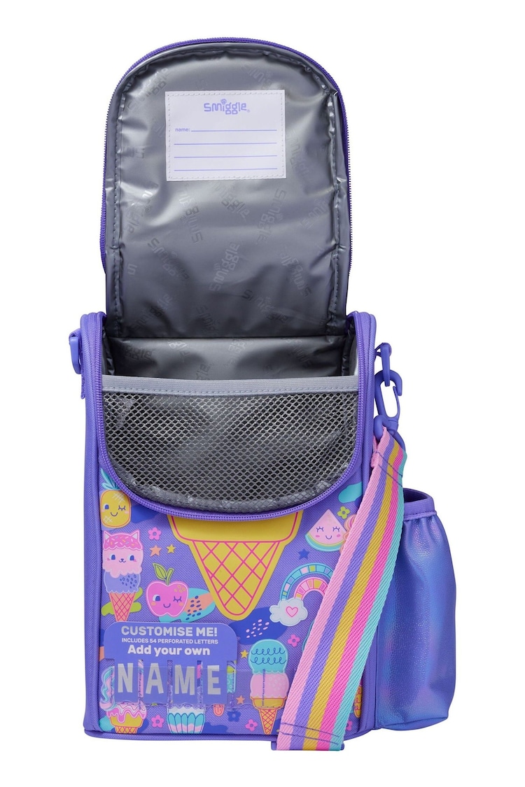 Smiggle Purple Happy Tales Junior Id Lunchbox With Strap - Image 2 of 4