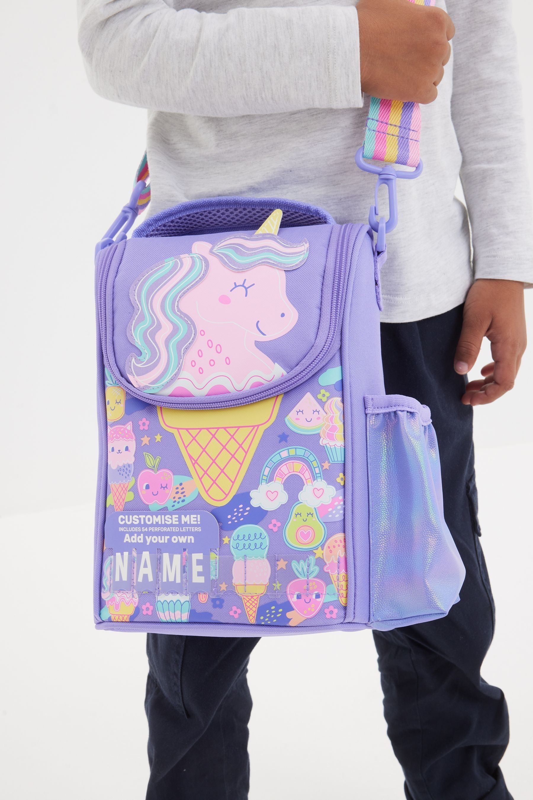 Buy Smiggle Purple Happy Tales Junior Id Lunchbox With Strap from Next Germany