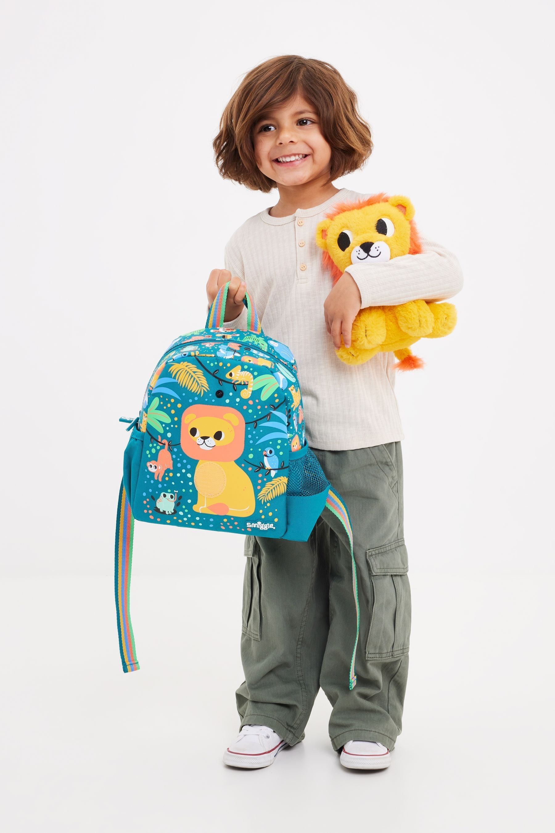 Plush toy backpack top