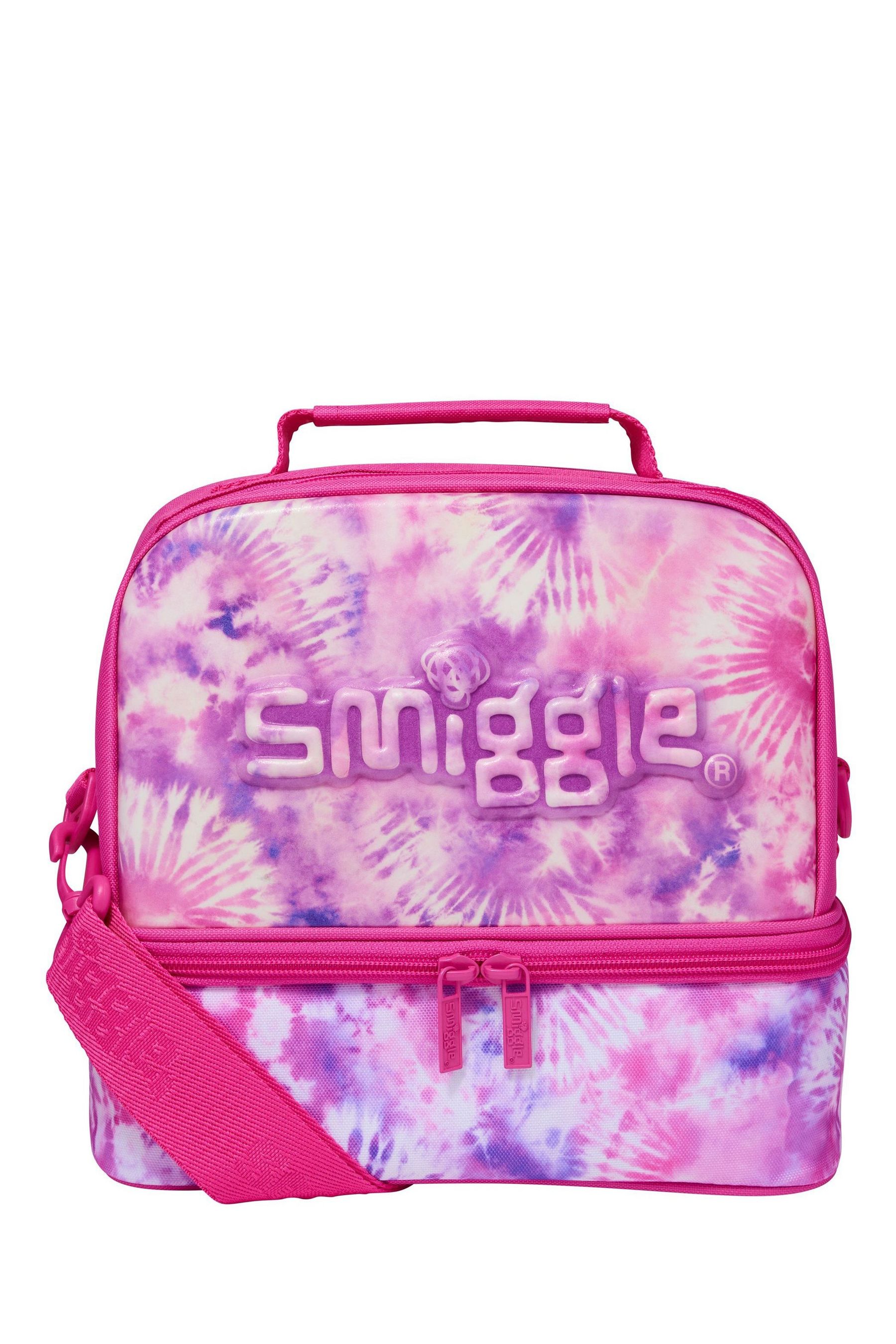Smiggle Pink Freestyle Level Hardtop Lunchbox