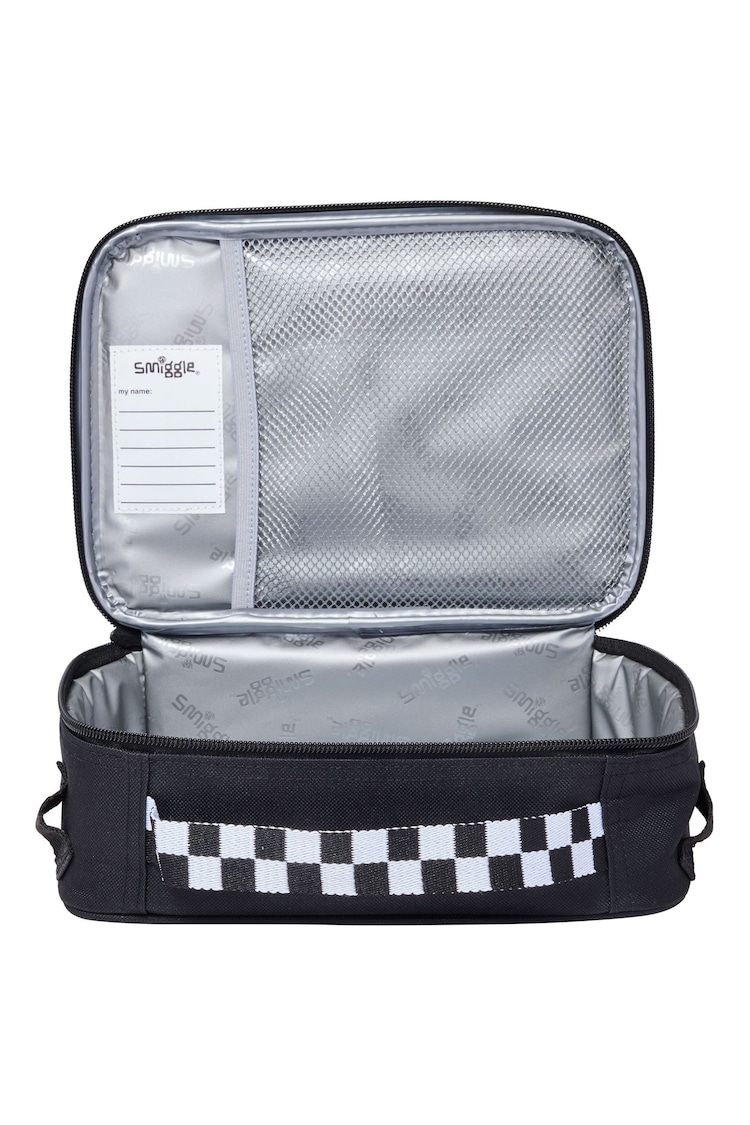 Smiggle Dark Black Limitless Oblong Attach Id Lunchbox - Image 3 of 3