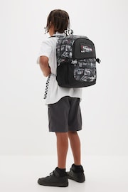 Smiggle Dark Black Limitless Classic Attach Backpack - Image 4 of 5