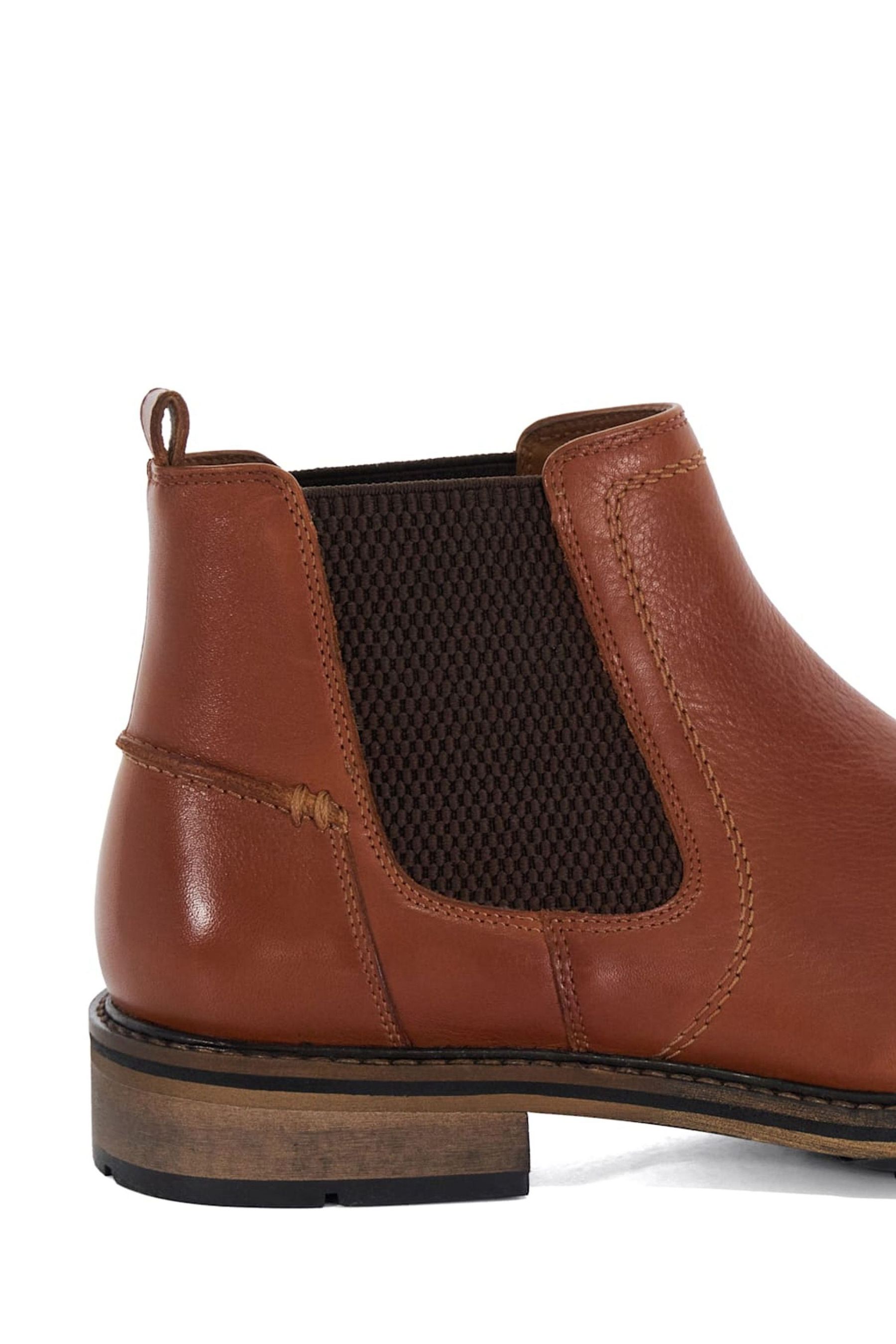 Dune tan chelsea boots new arrivals