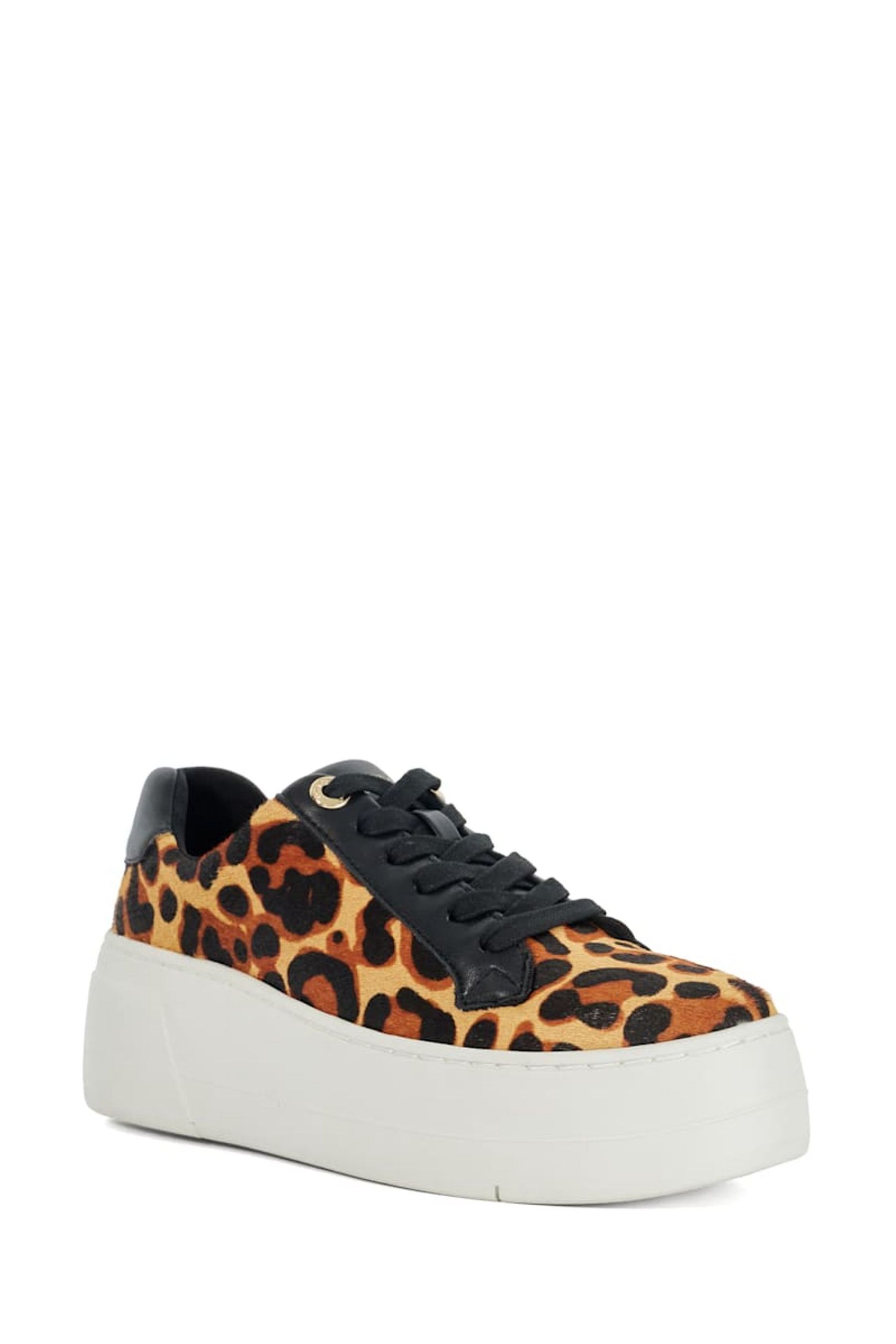 Dune animal print trainers cheap