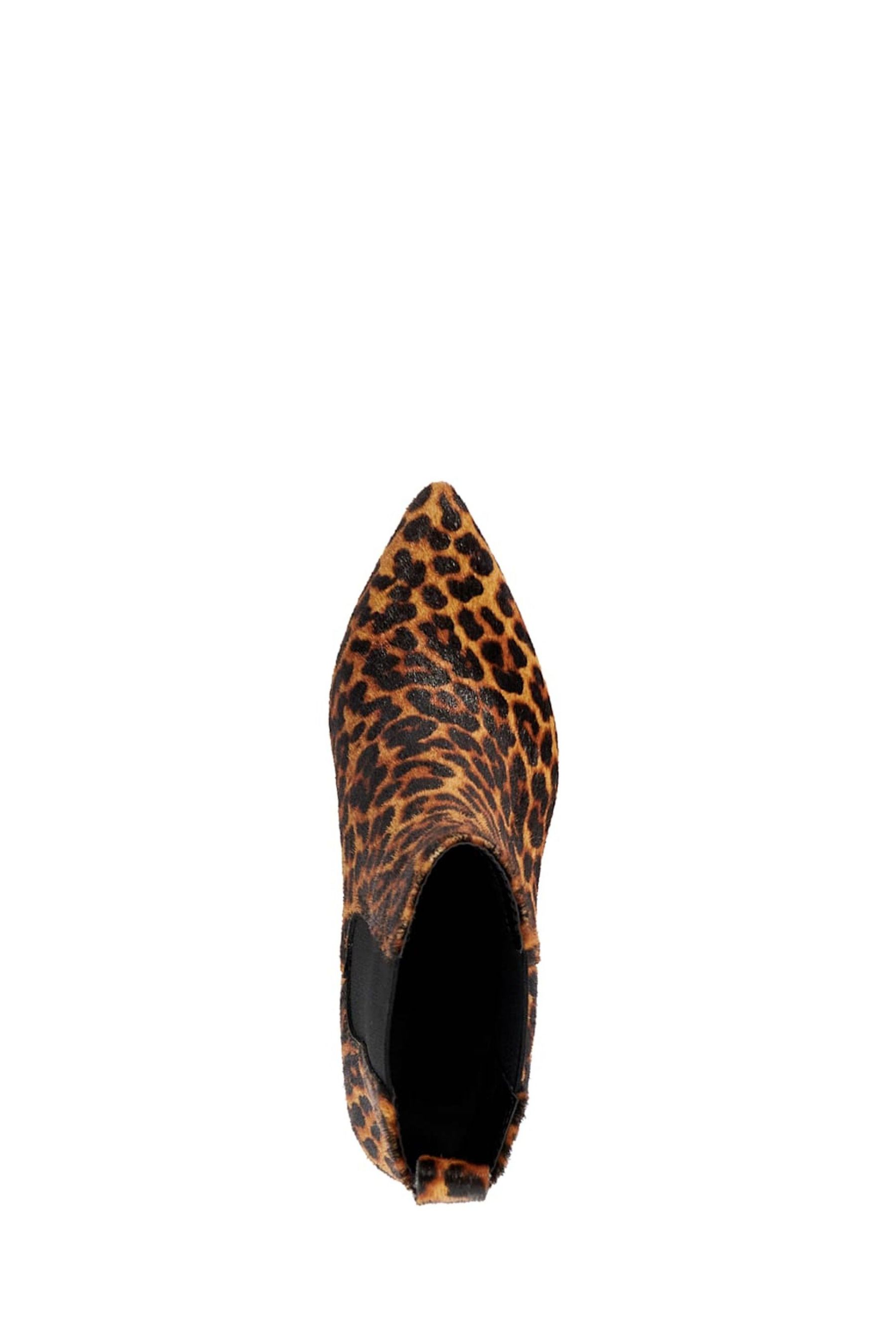Dune London Animal Obvious Comfort Kitten Chelsea Boots