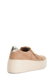 Dune London Brown Episodic 2 Flatform Slip On Trainers - Image 4 of 6