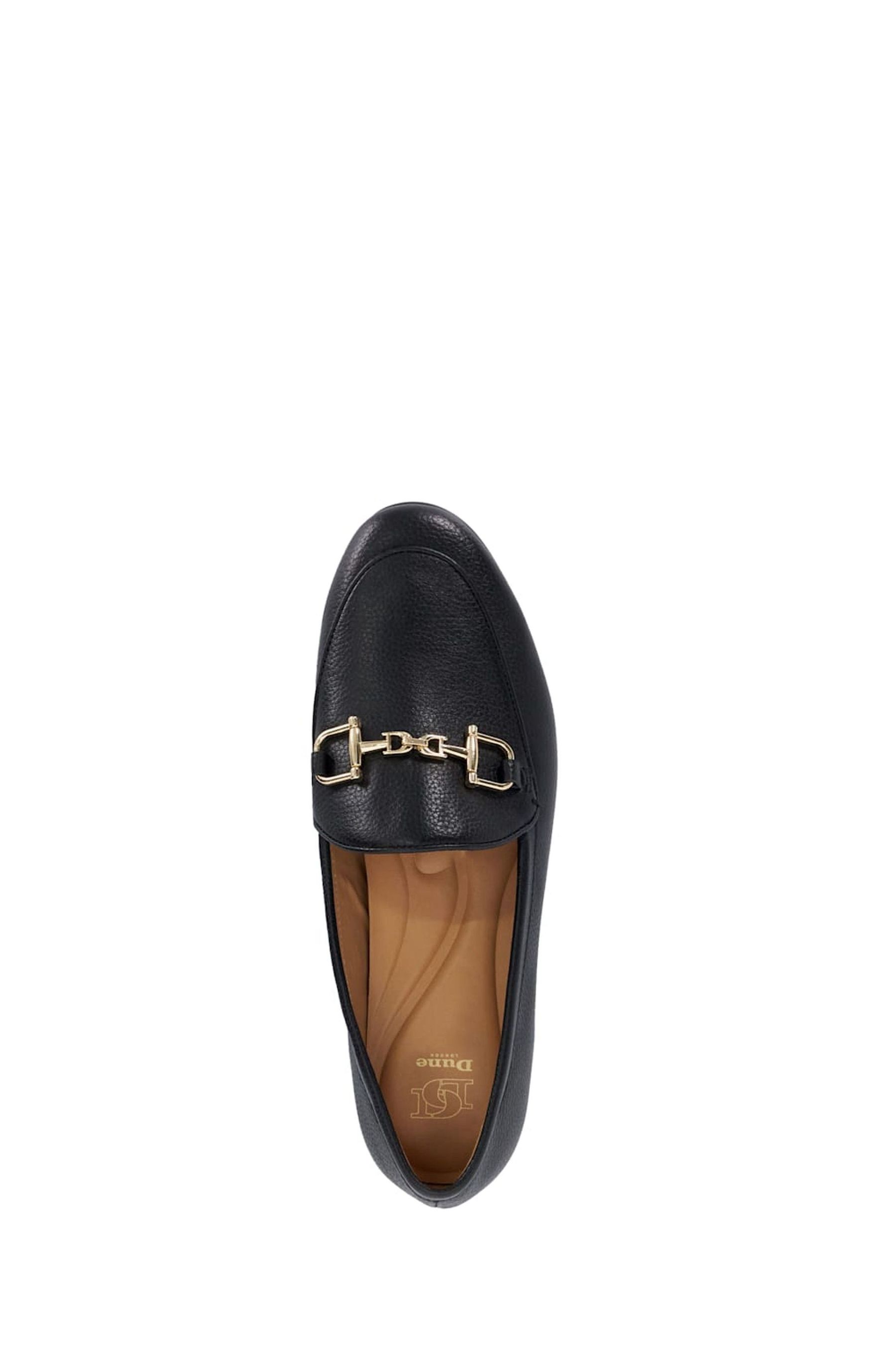 Buy Dune London Black Glair Branded Snaffle Trim Loafers from Next France