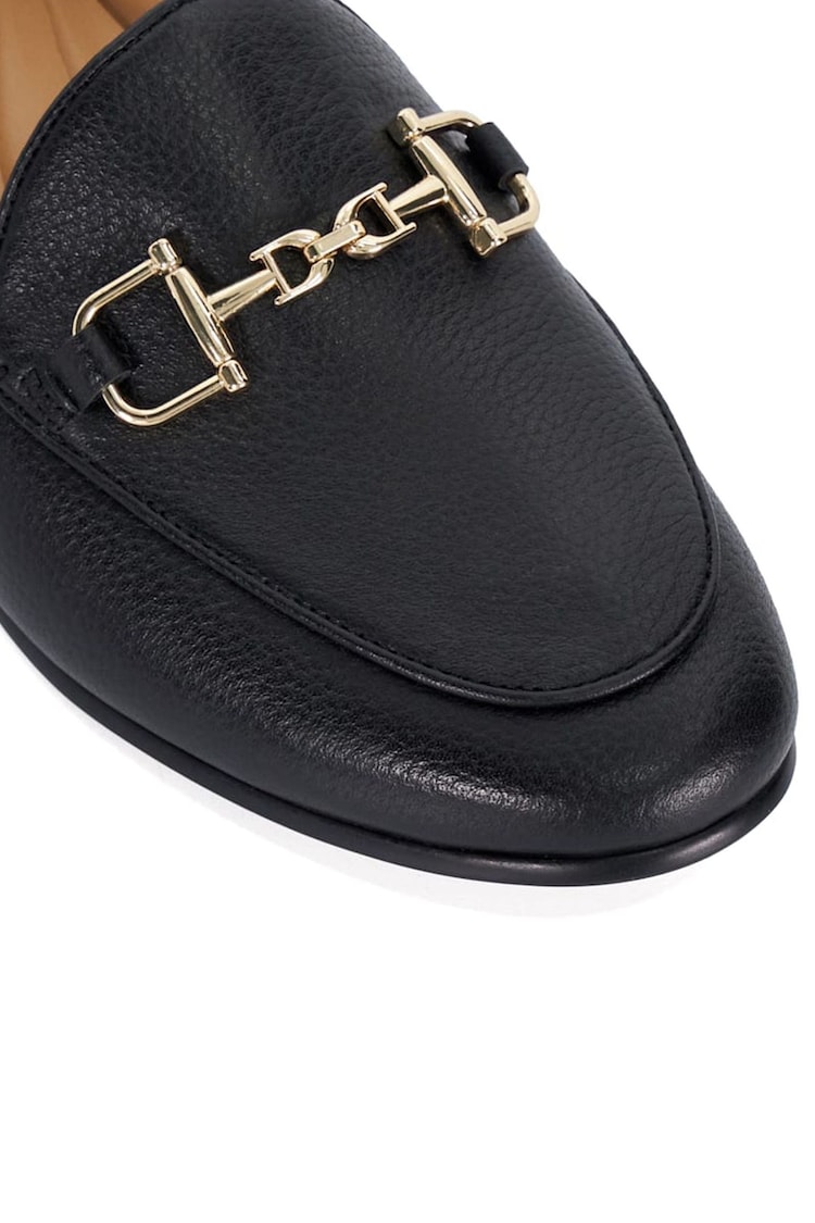 Dune London Black Standard Fit Glair Branded Snaffle Trim Shoes - Image 5 of 5