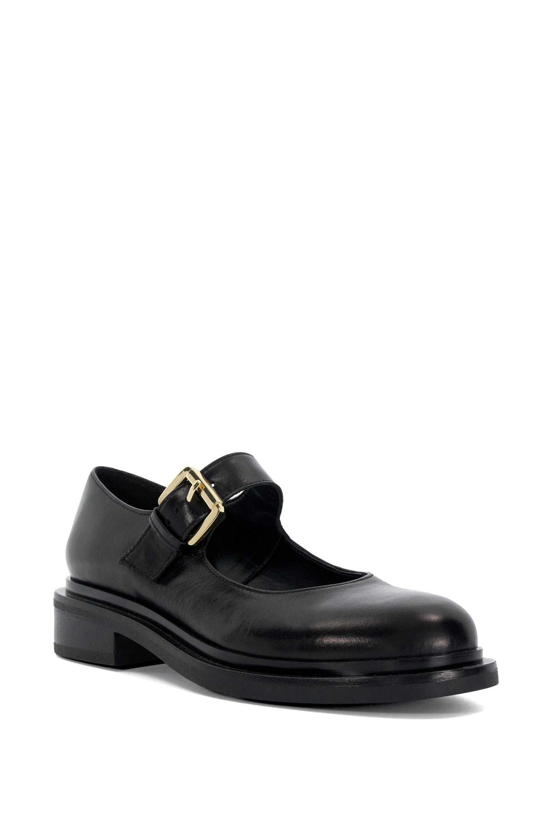 Buy Dune London Black Huckle Mary Jane Shoes from Next Luxembourg
