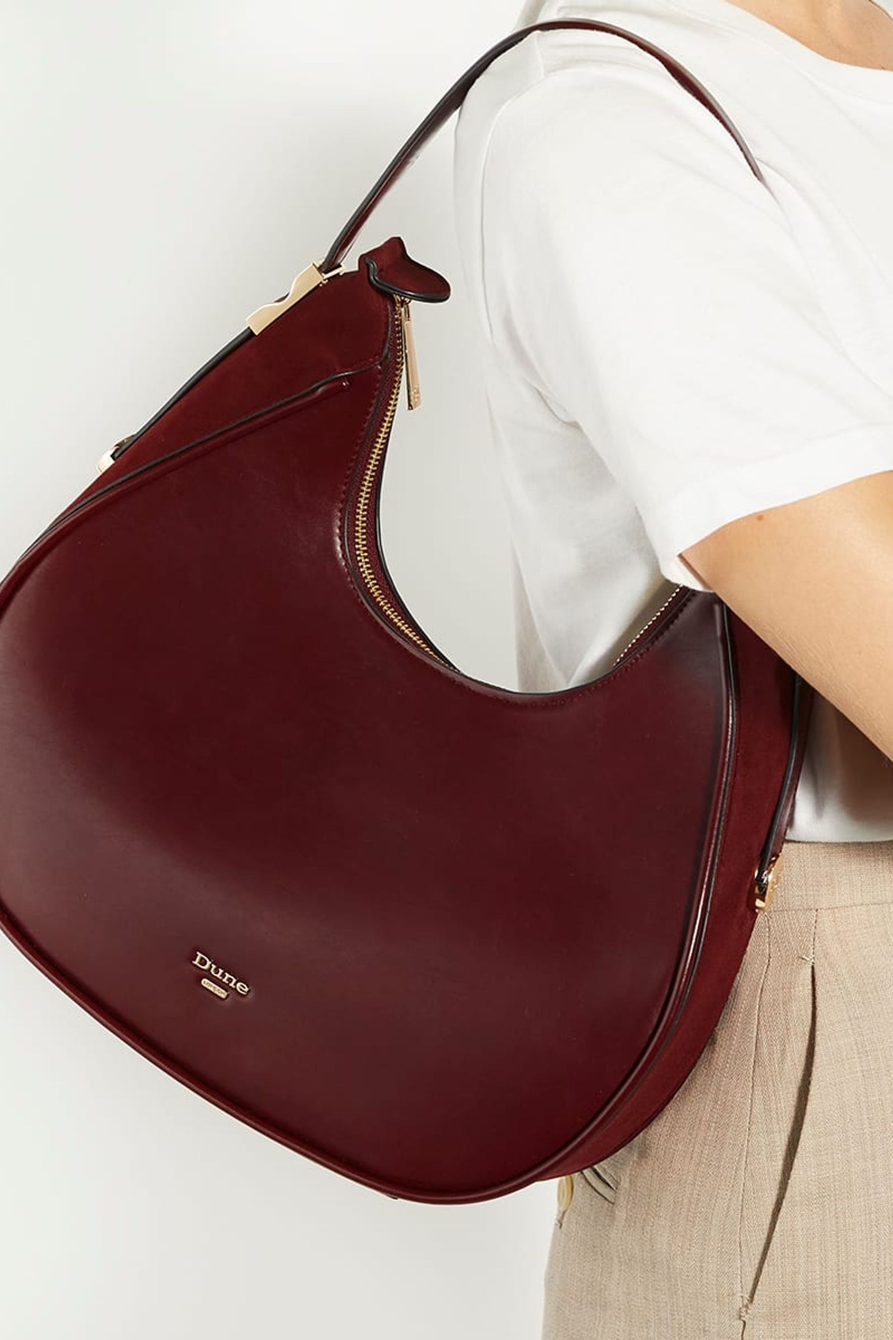 Dune maroon bag store