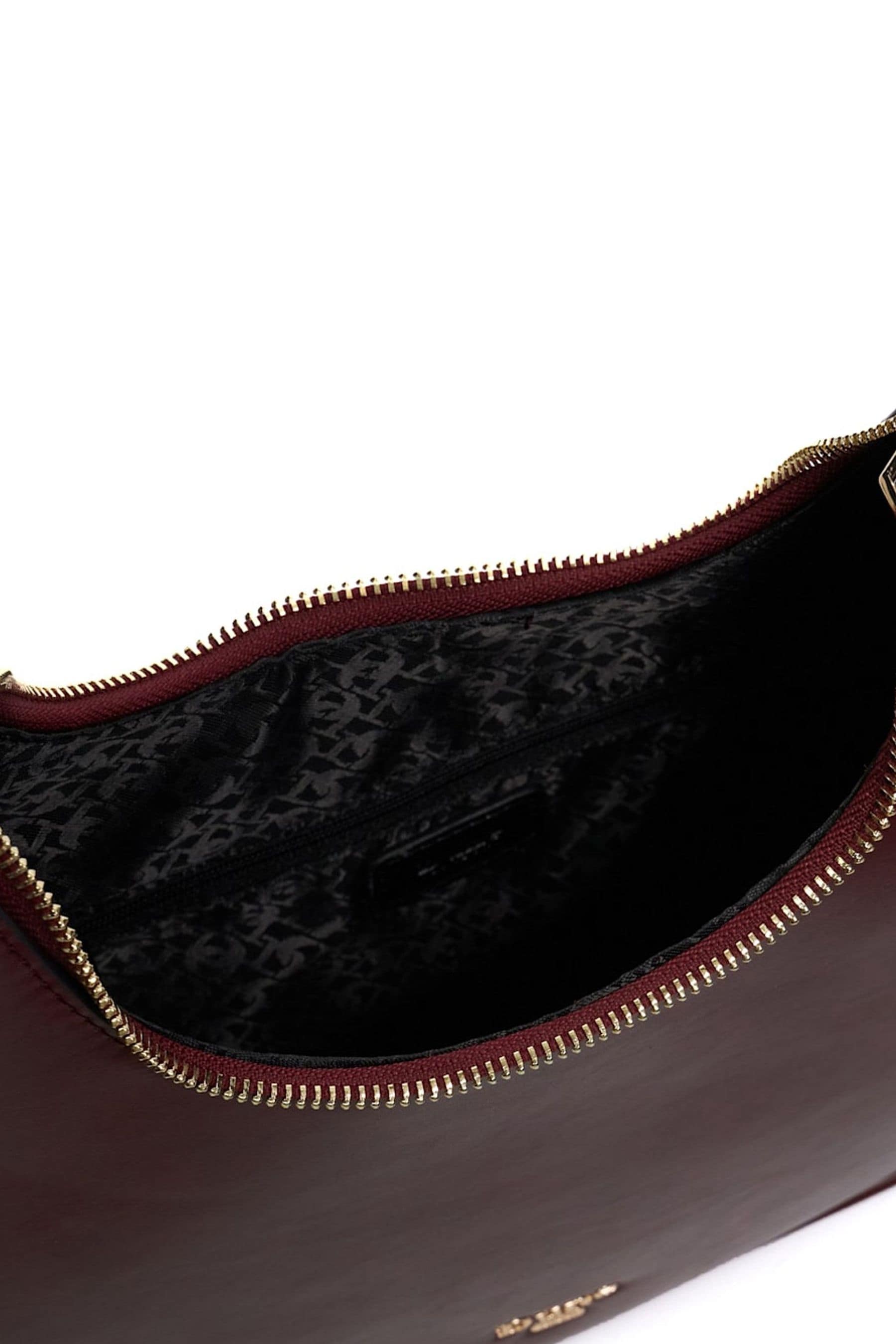 Dune London Burgundy Dedicated Smart Scoop Shoulder Bag